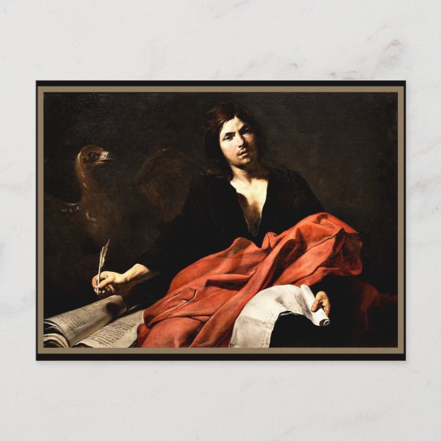 John Evangelist, bra konsmålning Vykort (Framsida)