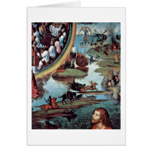 John Evangelist in Patmos av Hans Memling Hälsningskort