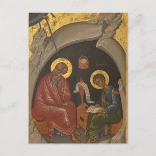 John Evangelist Orthodox Christian Icon Vykort