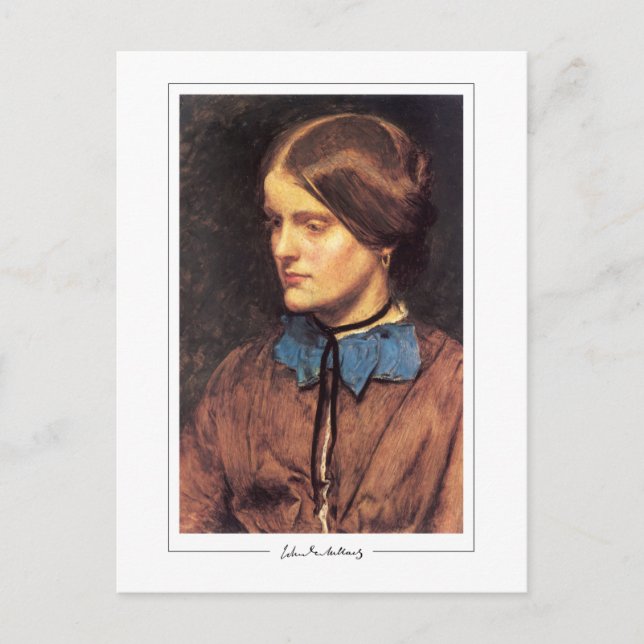 John Everett Millais #121 - Finkonstkort Vykort (Framsida)