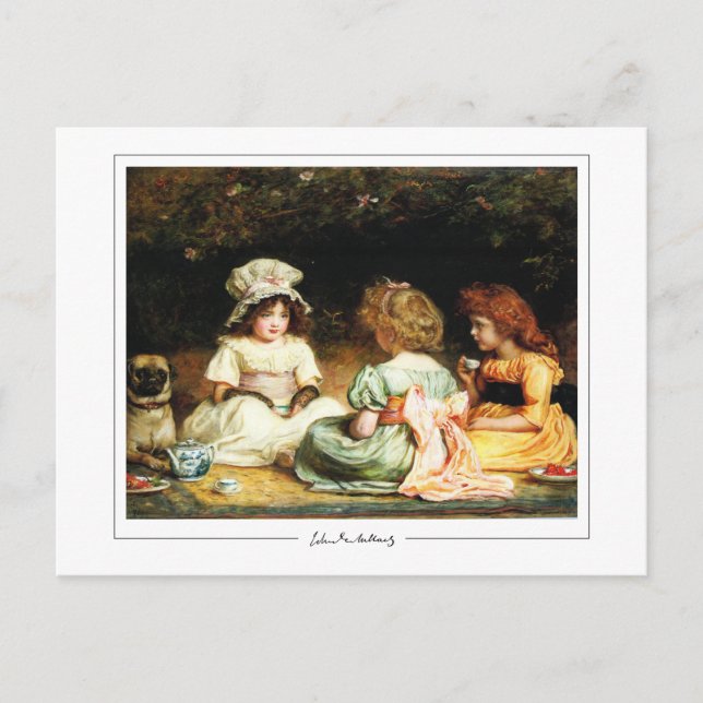 John Everett Millais #124 - Finkonstkort Vykort (Framsida)