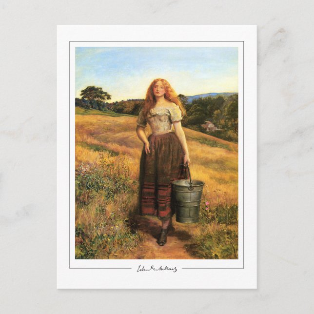 John Everett Millais #176 - Finkonstkort Vykort (Framsida)