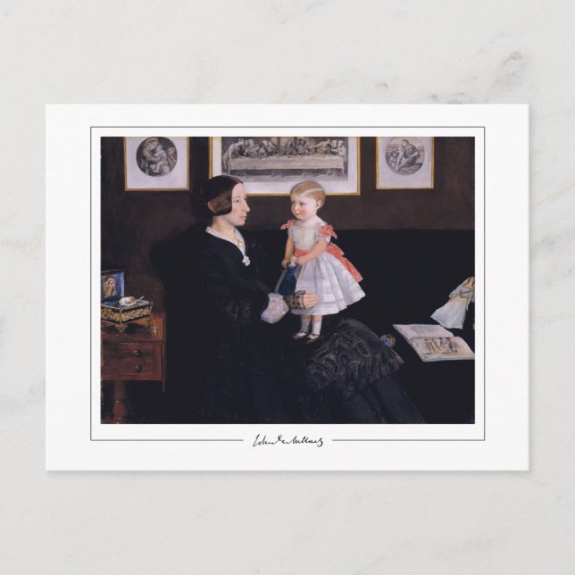 John Everett Millais #19 - Fin Art Postcard Vykort (Framsida)