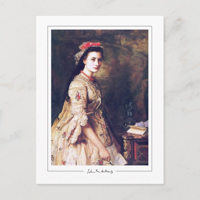 John Everett Millais #217 - Finkonstkort Vykort (Framsida)