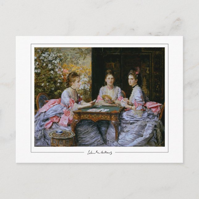 John Everett Millais #2 - Finkonstkort Vykort (Framsida)