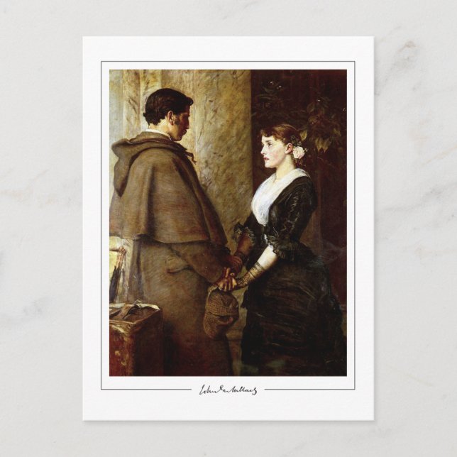 John Everett Millais #40 - Fin Art Postcard Vykort (Framsida)
