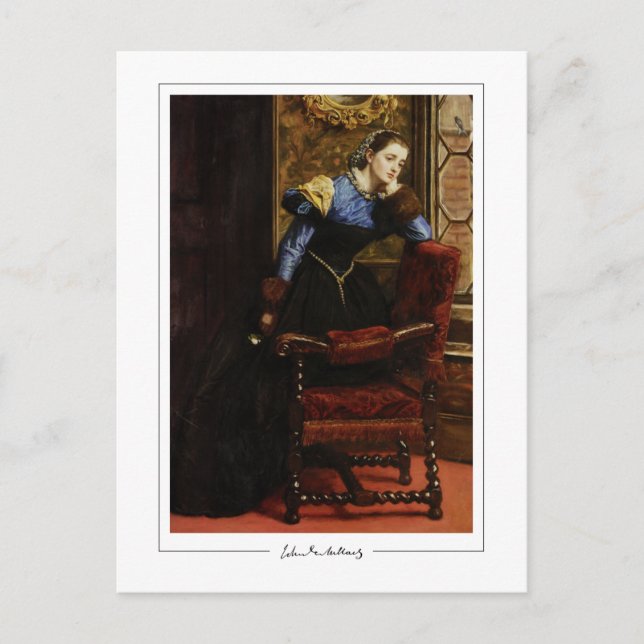 John Everett Millais #98 - Finkonstkort Vykort (Framsida)