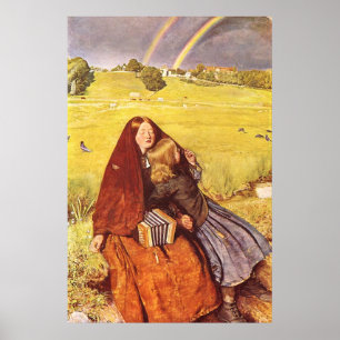 John Everett Millais Blind Girl Poster