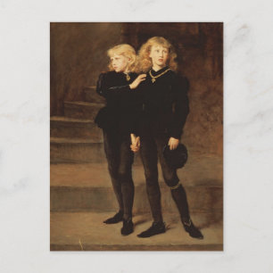 John Everett Millais - de två princes-vykortet Vykort