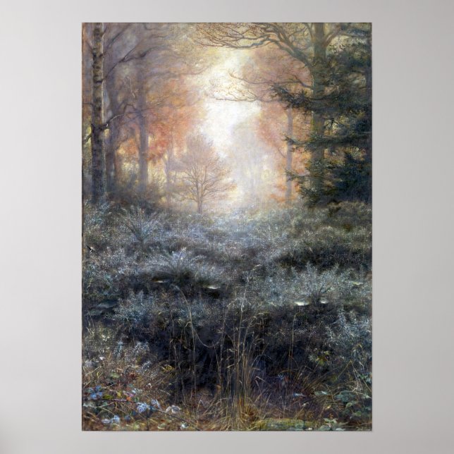 John Everett Millais Dew-Drenched Furze Poster (Framsidan)