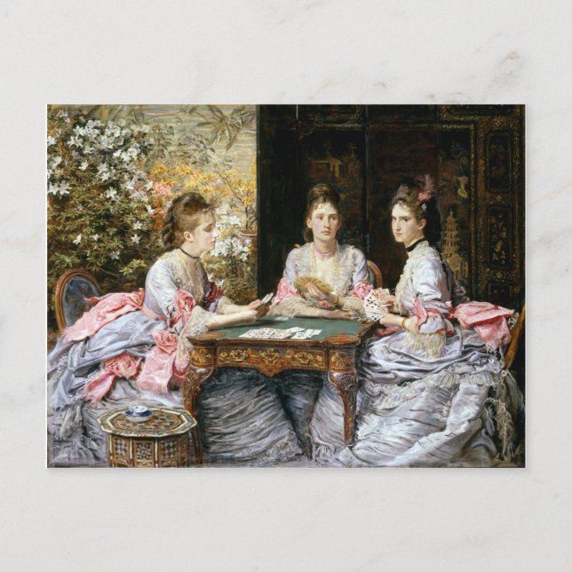 John Everett Millais Hearts är Trumps Vykort (Framsida)