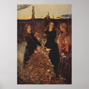John Everett Millais - höst Poster