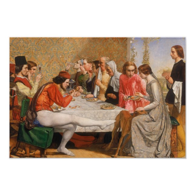 John Everett Millais - Isabella Fototryck (Framsidan)