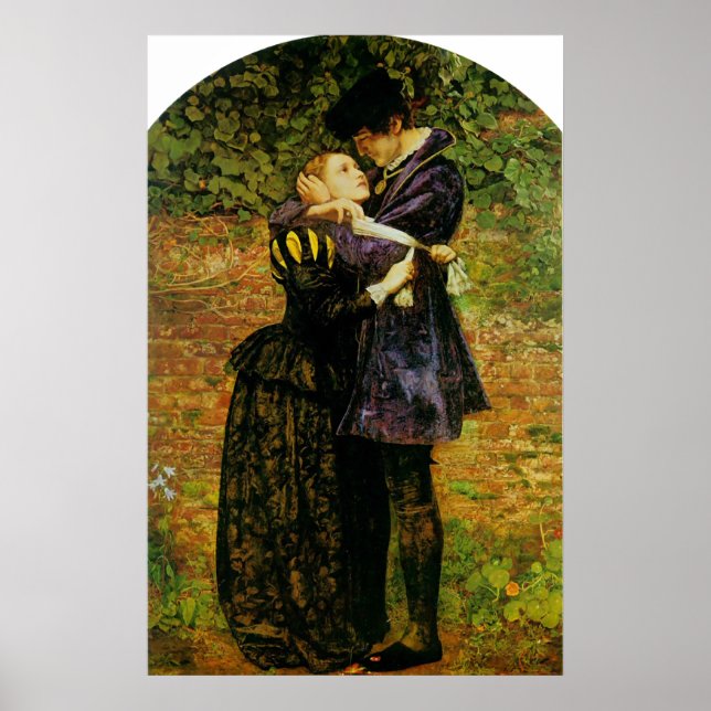 John Everett Millais Isabella Huguenot Poster (Framsidan)