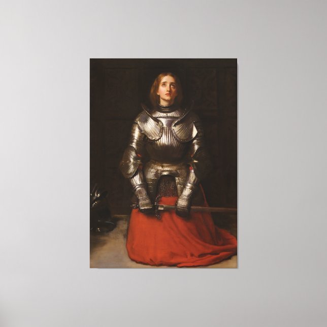 John Everett Millais - Joan of Arc Canvastryck (Framsida)