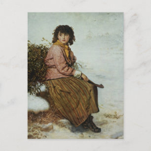 John Everett Millais - Mistelplockare vykort