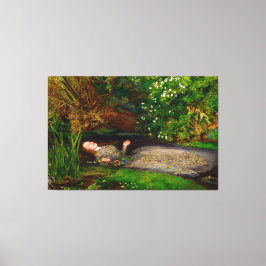 JOHN EVERETT MILLAIS - OPHELIA - 1851-1852 - CANVASTRYCK