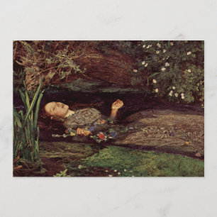 John Everett Millais Ophelia inbjudningar