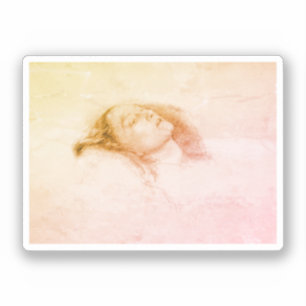 John Everett Millais - Ophelia (studieutkast) Klistermärken