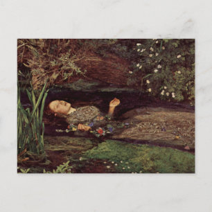 John Everett Millais Ophelia vykort