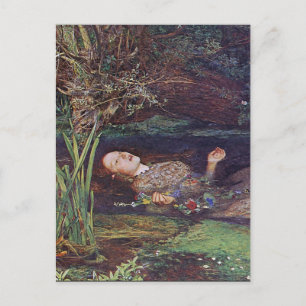 John Everett Millais Ophelia Vykort