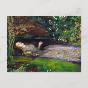 John Everett Millais Ophelia Vykort