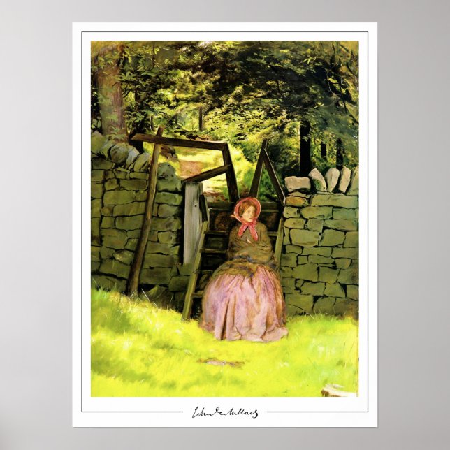 John Everett Millais Zedign Art Poster #105 (Framsidan)