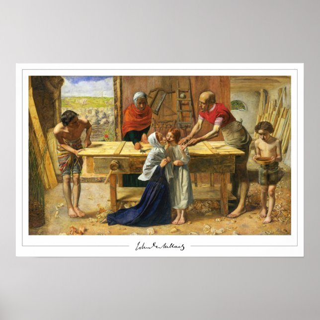 John Everett Millais Zedign Art Poster #12 (Framsidan)