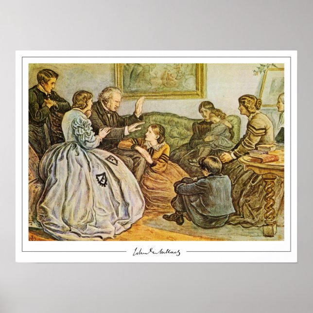 John Everett Millais Zedign Art Poster #143 (Framsidan)