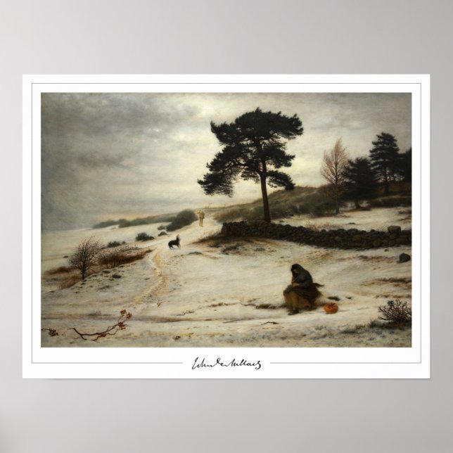 John Everett Millais Zedign konstaffisch #17 Poster (Framsidan)