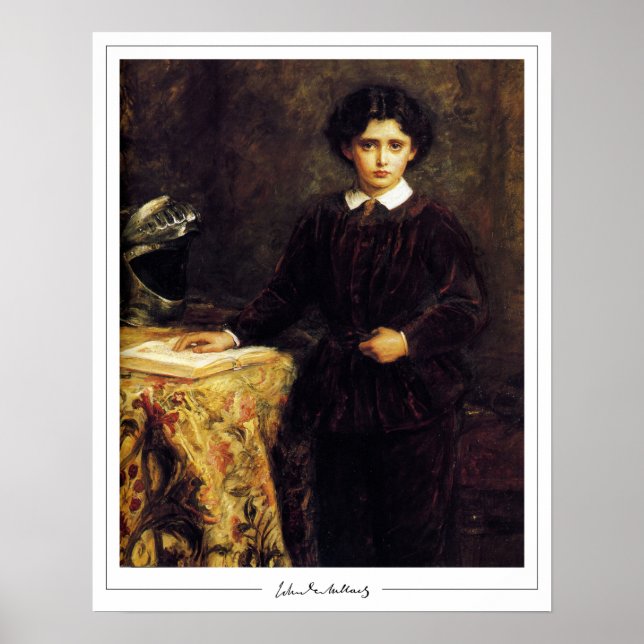 John Everett Millais Zedign konstaffisch #74 Poster (Framsidan)