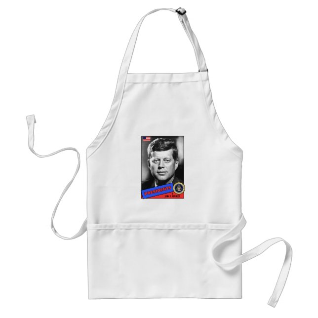 John F. Kennedy Basebollkort Förkläde (Framsidan)