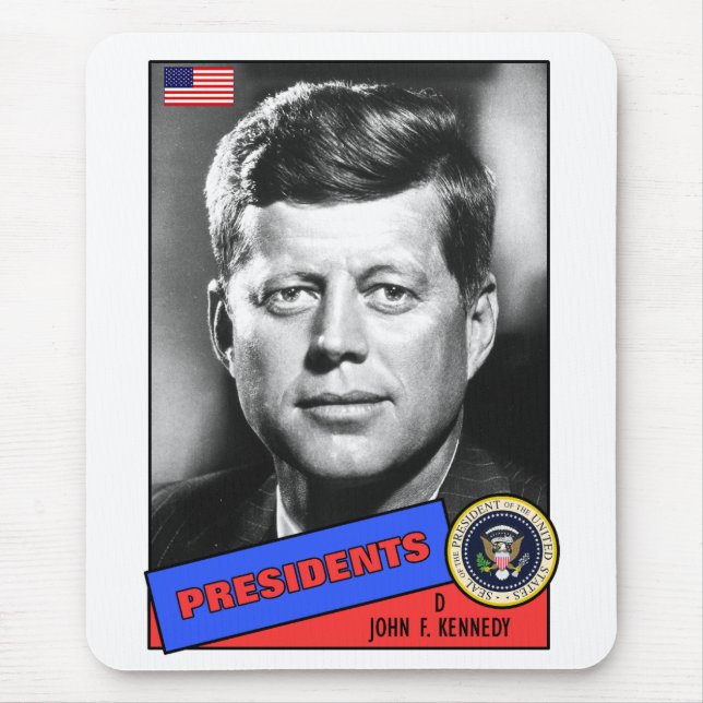 John F. Kennedy Basebollkort Musmatta (Framsidan)
