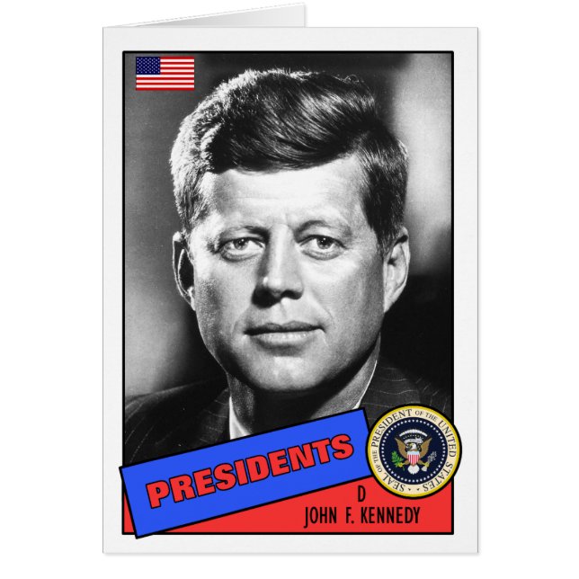 John F. Kennedy Basebollkort OBS Kort (Framsidan)
