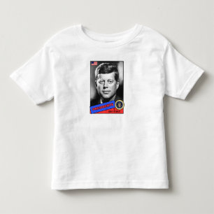 John F. Kennedy Basebollkort Tee Shirt