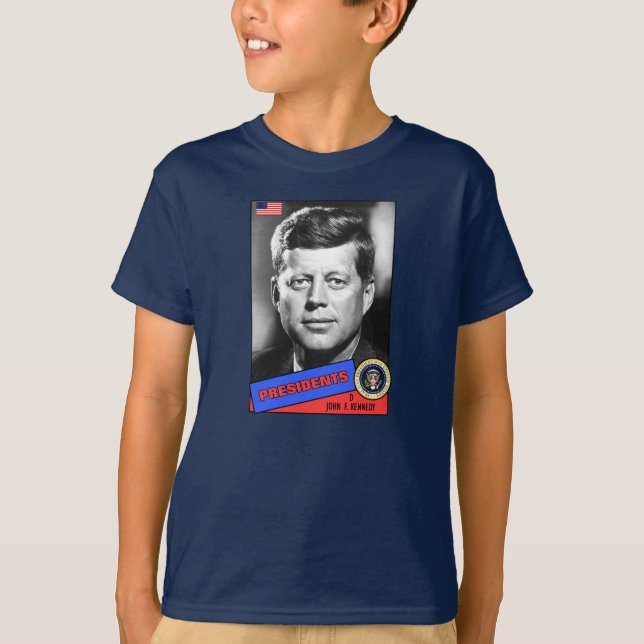 John F. Kennedy Basebollkort Tröja (Framsida)