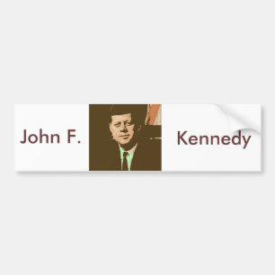 John F Kennedy Bildekal