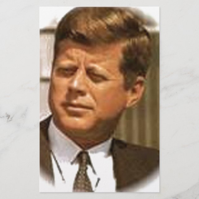 John F Kennedy Brevpapper (Framsida)