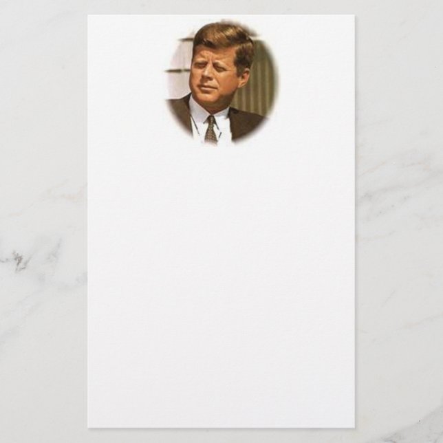 John F Kennedy Brevpapper (Framsida)