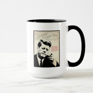 John F. Kennedy citationstecken Mugg