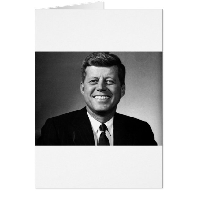John F. Kennedy Hälsningskort (Framsidan)