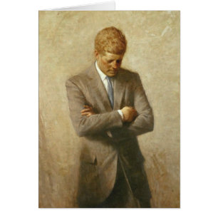 John F. Kennedy Hälsningskort