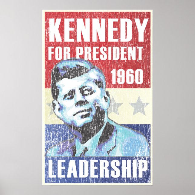John F. Kennedy Historic President JFK Poster (Framsidan)
