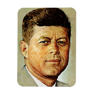 John F. Kennedy I MEMORIAM 2 Magnet
