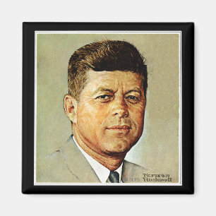 John F. Kennedy I MEMORIAM 2 Magnet