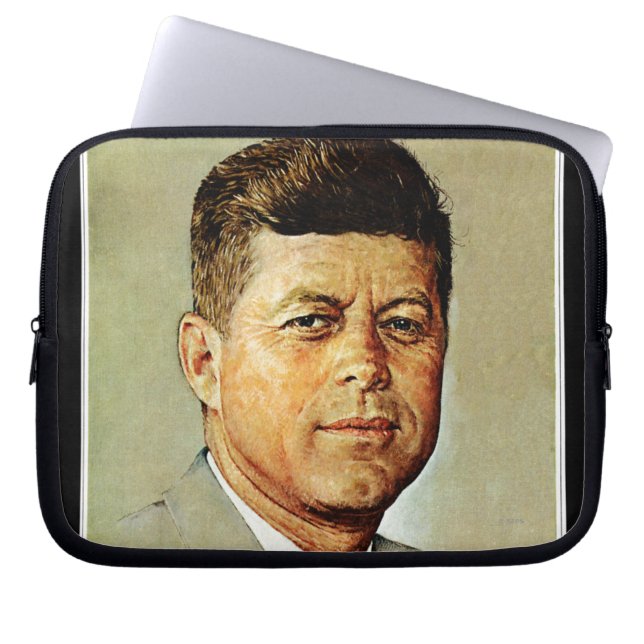 John F. Kennedy I MEMORIAM Laptop Sleeve (Framsidan)