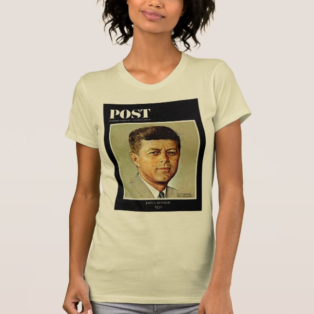 John F. Kennedy I MEMORIAM T Shirt (Framsida)