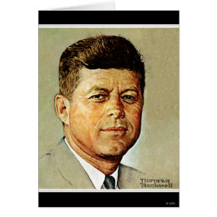John F. Kennedy IN MEMORIAM Hälsningskort