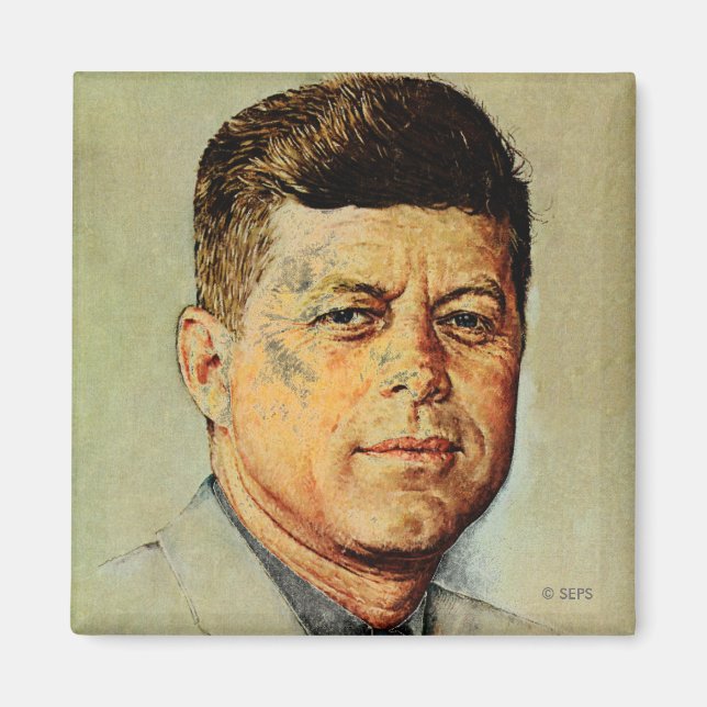 John F. Kennedy IN MEMORIAM Magnet (Framsidan)