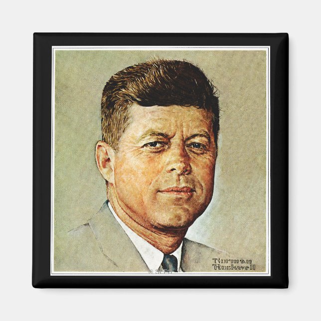 John F. Kennedy IN MEMORIAM Magnet (Framsidan)